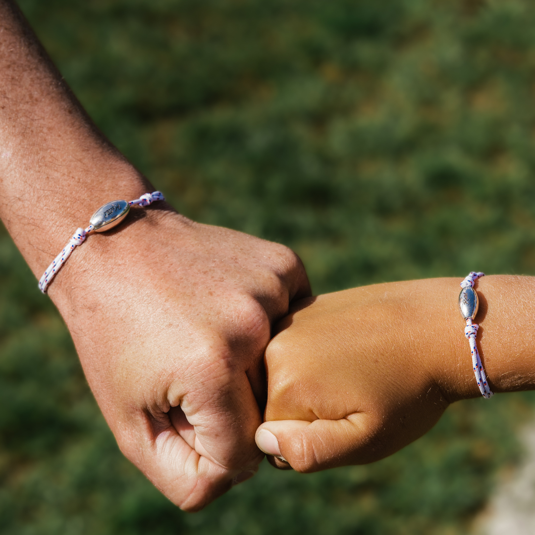 Bracelet Rugby - Argenté