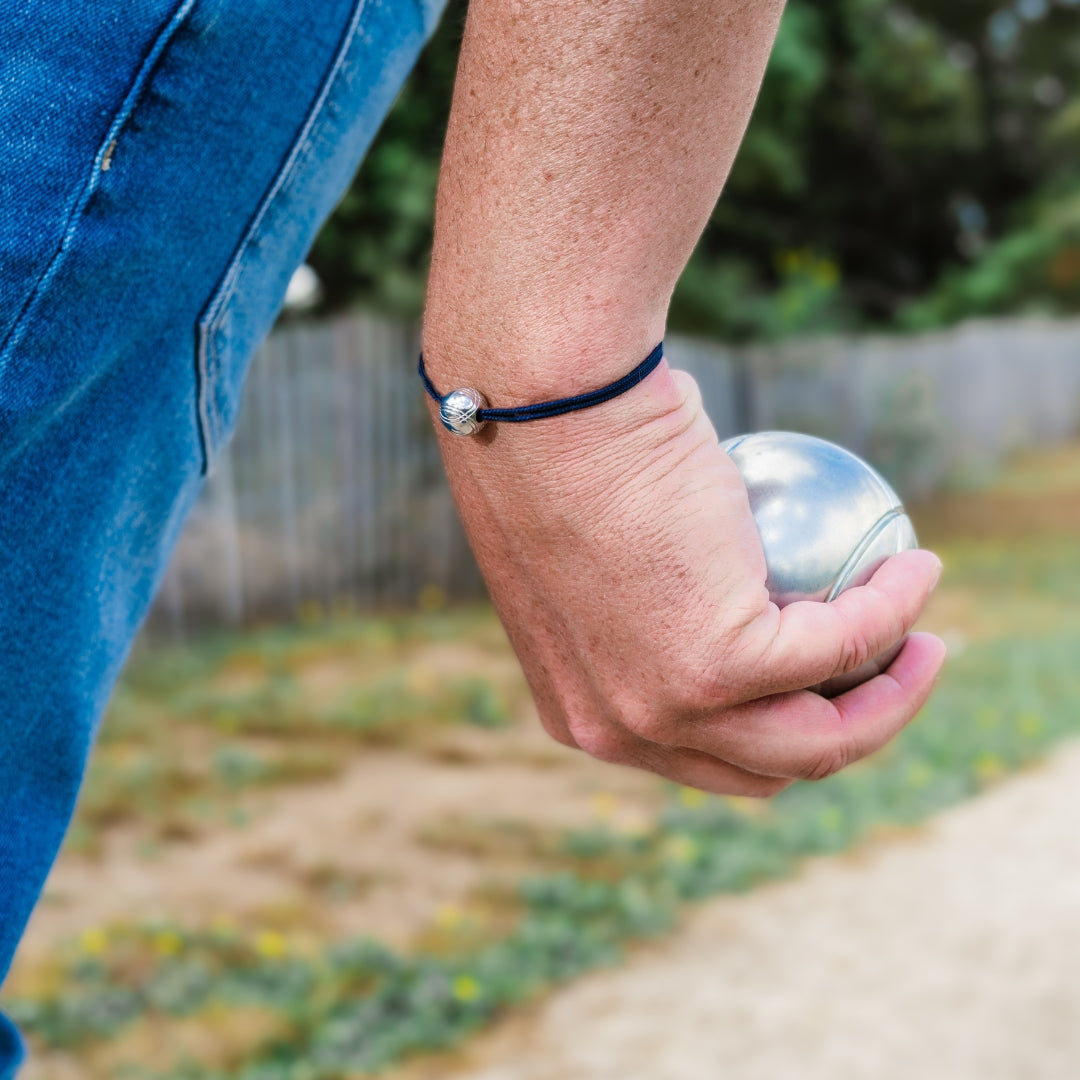 Bracelet Pétanque - Argenté