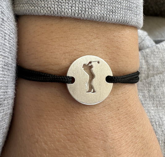 Bracelet MyGOLF - Le Golfeur Plaqué Argent