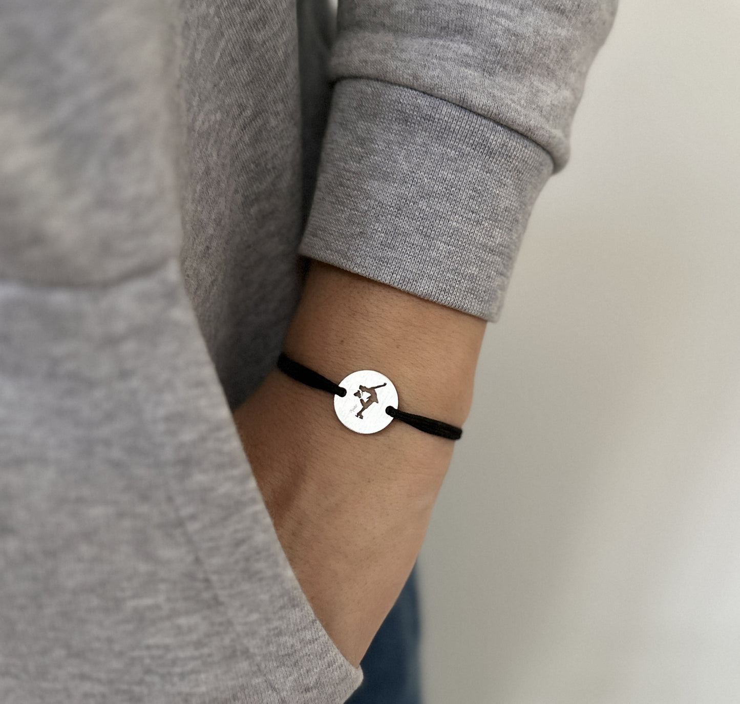 Bracelet MyPATINAGE ARTISTIQUE - La Patineuse | Plaqué Argent