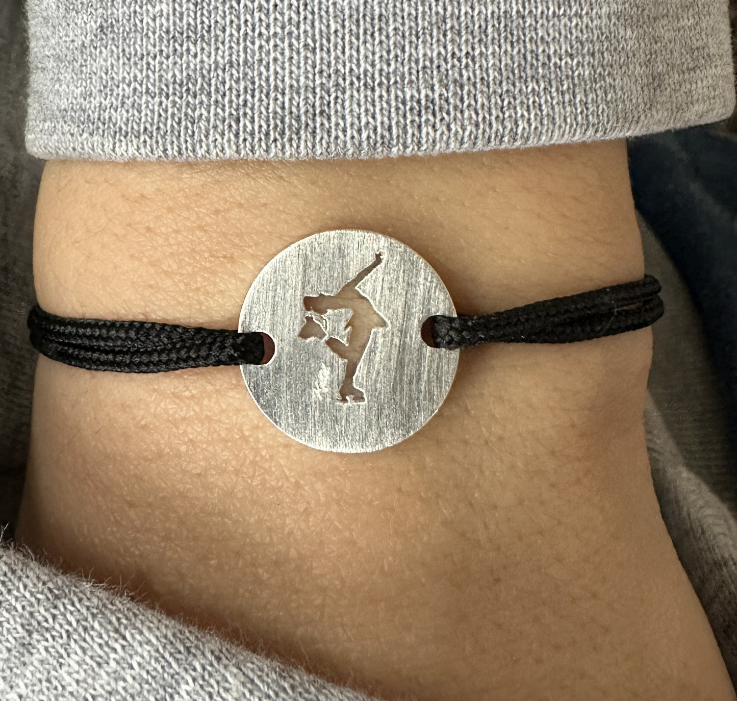 Bracelet MyPATINAGE ARTISTIQUE - La Patineuse | Plaqué Argent