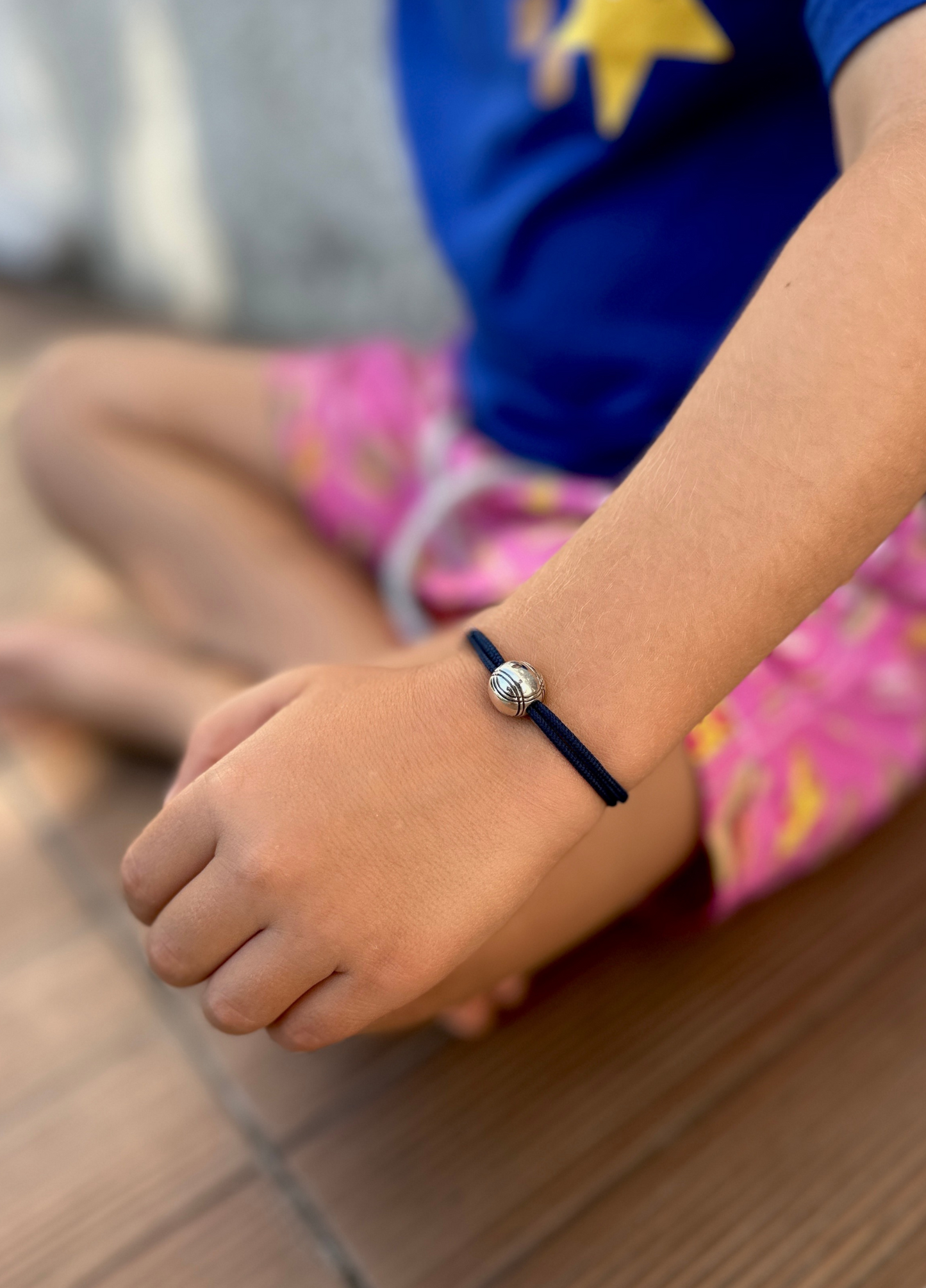 Bracelet Pétanque | Plaqué Argent