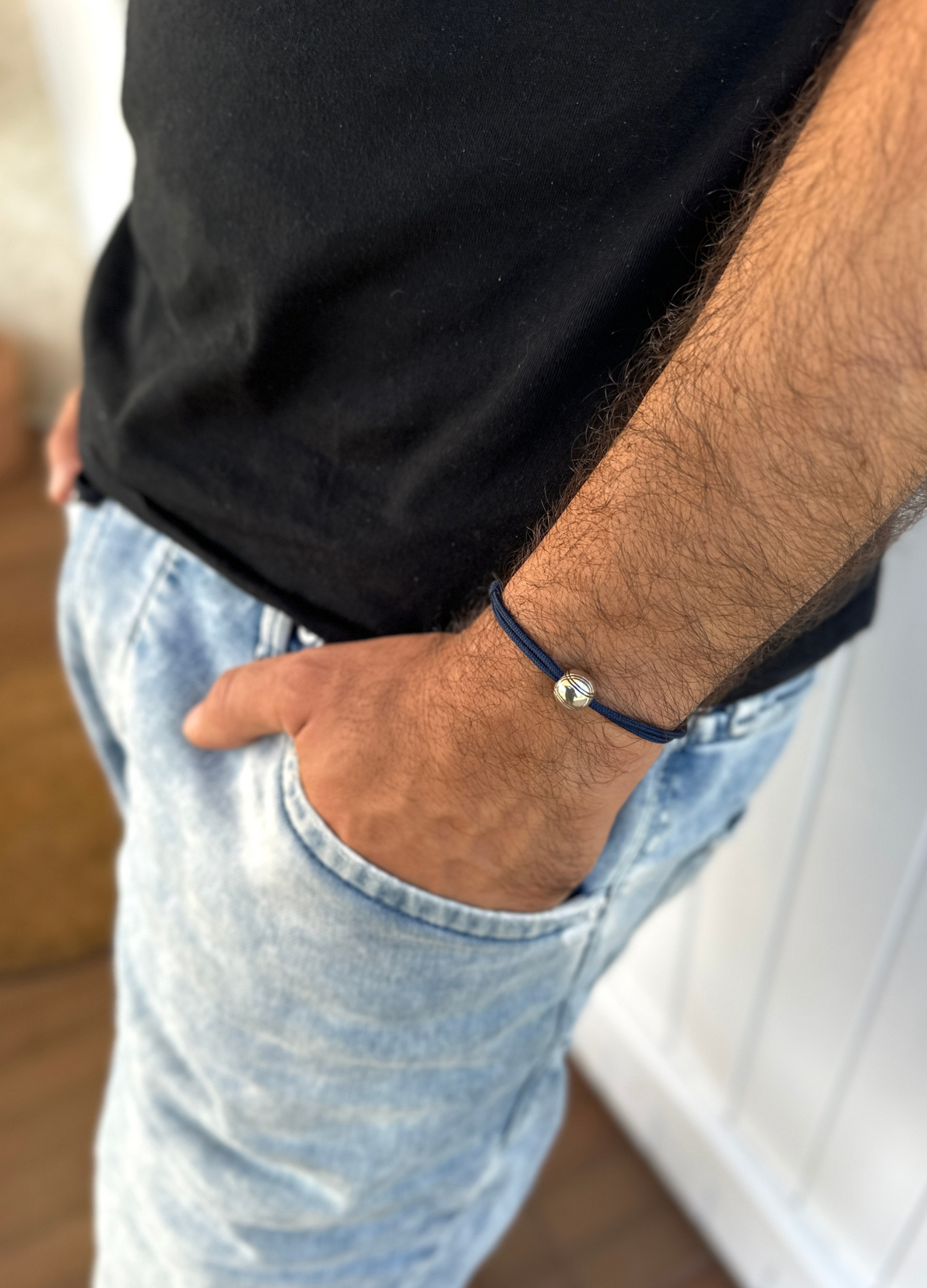 Bracelet Pétanque | Plaqué Argent
