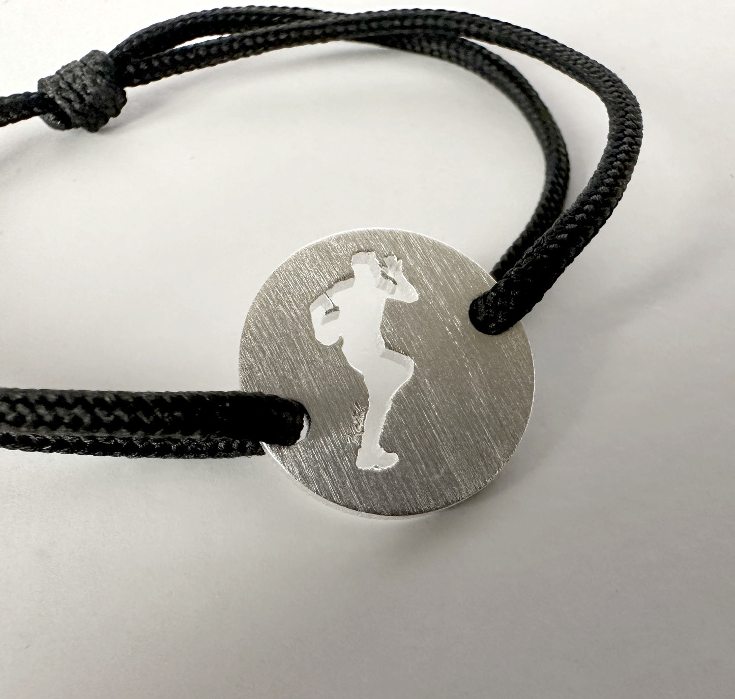 Bracelet MyRUGBY - Le Rugbyman | Plaqué Argent