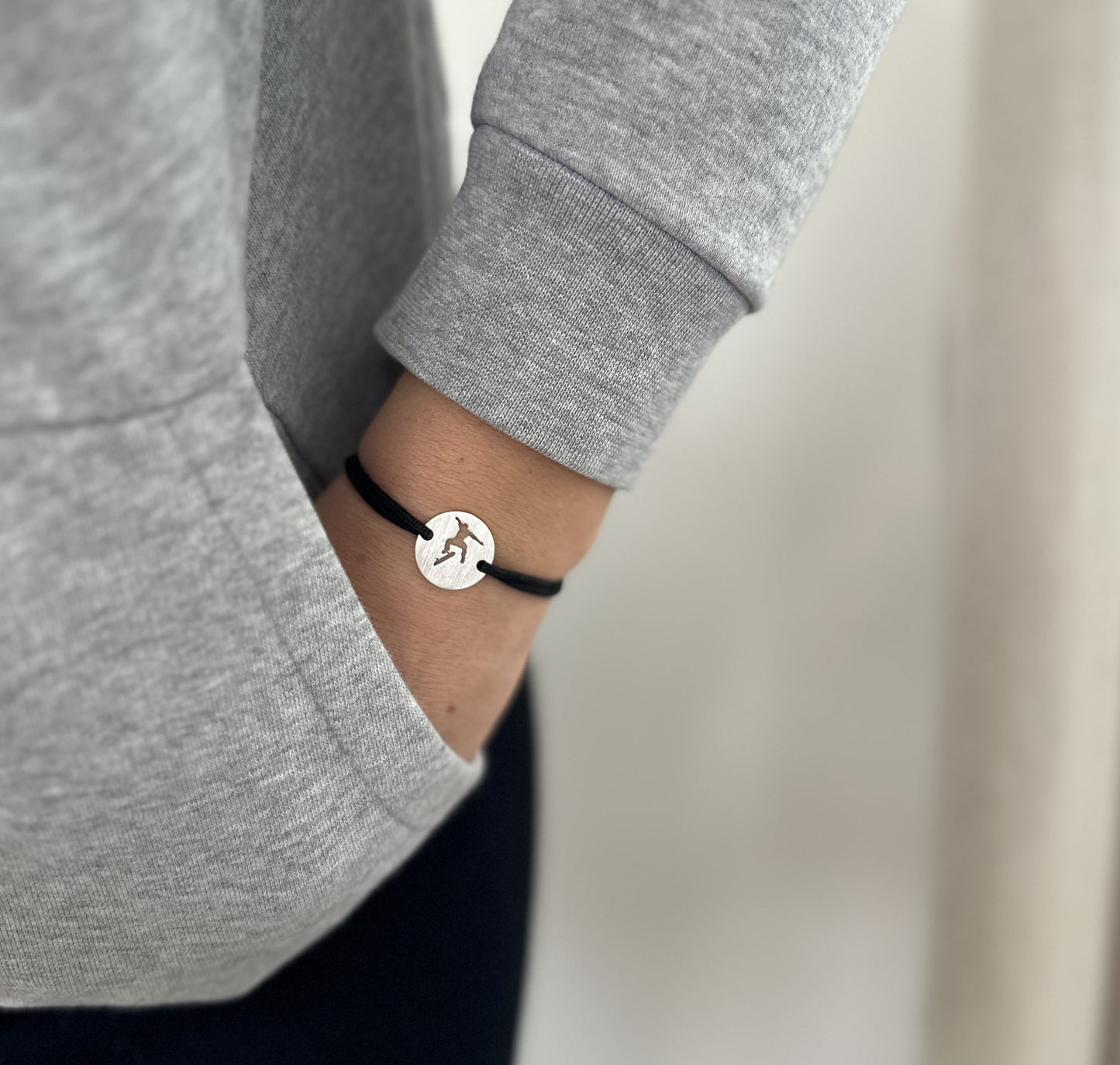 Bracelet MySKATEBOARD | Plaqué Argent