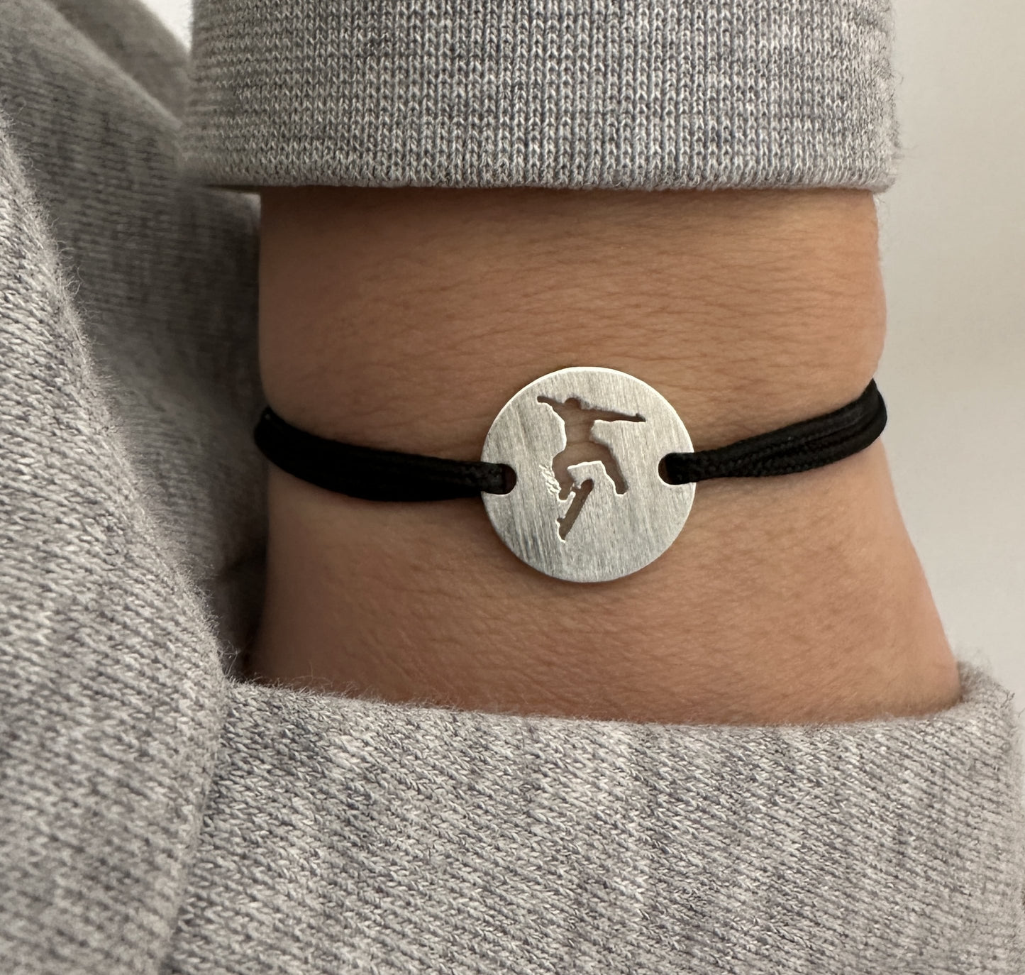 Bracelet MySKATEBOARD | Plaqué Argent