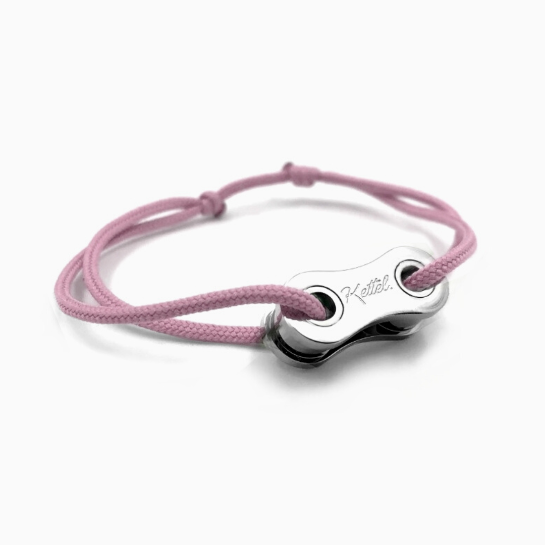 Bracelet Vélo Maillon Plaqué Argent