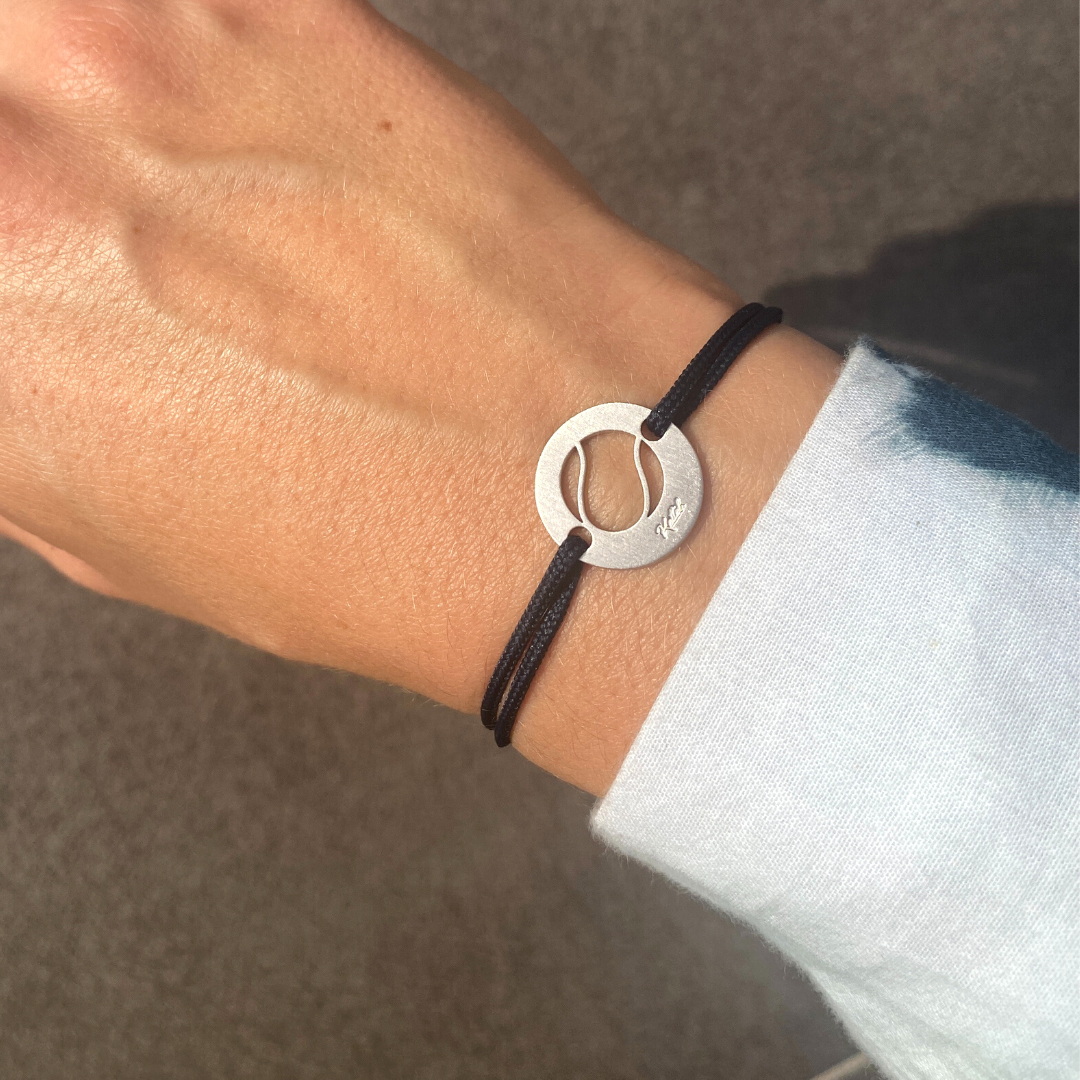 Bracelet MyTENNIS - La Balle | Plaqué Argent