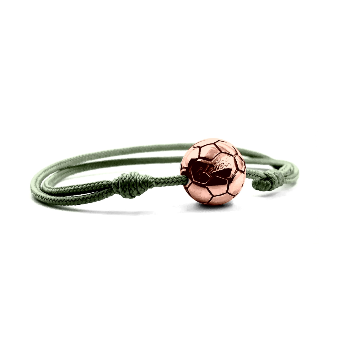 Bracelet Football - Rose Doré