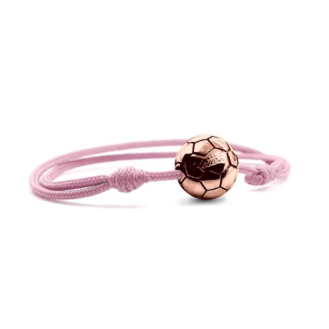Bracelet Football - Rose Doré