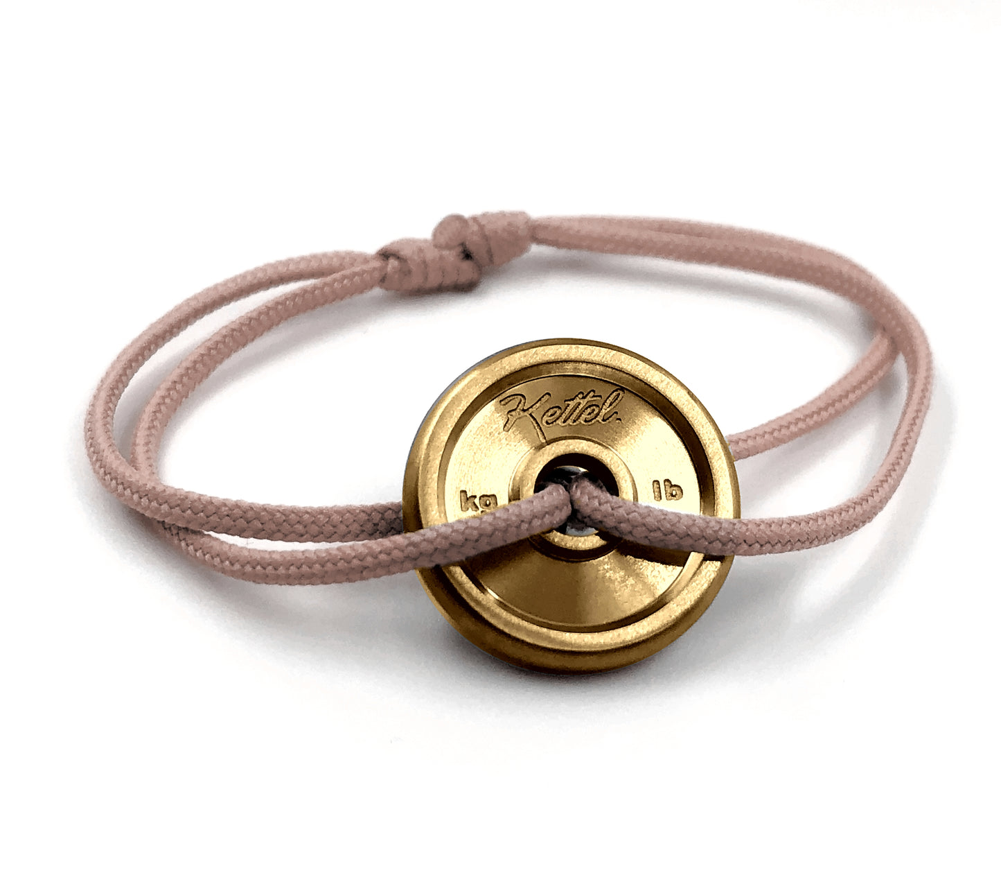Bracelet Disque Olympique - Doré