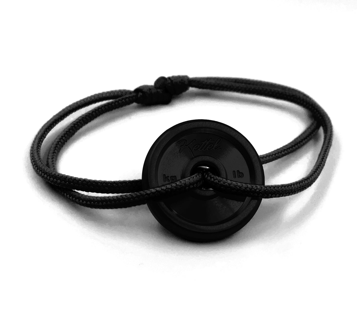 Bracelet Disque Olympique - Noir