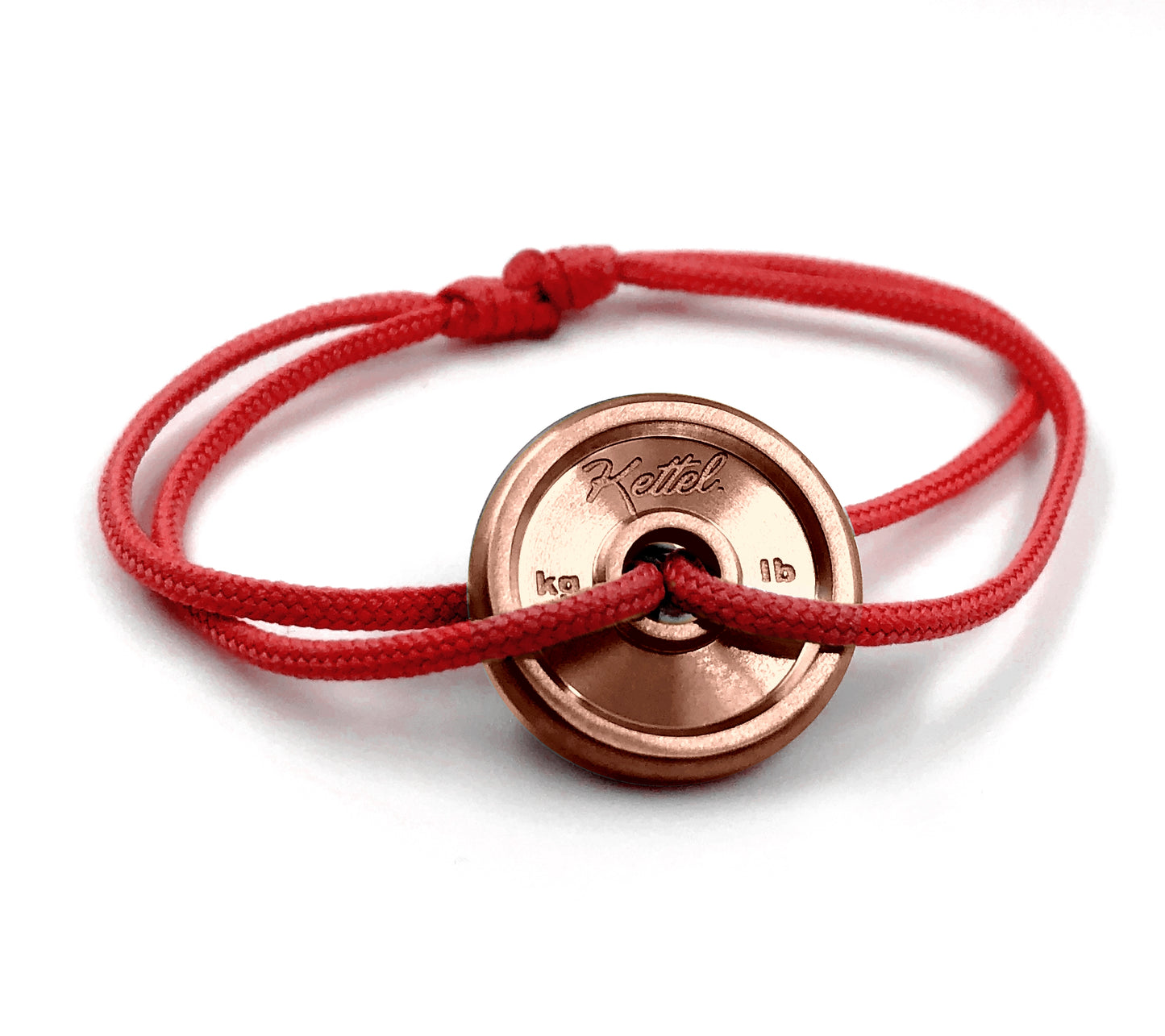 Bracelet Disque Olympique - Rose Doré