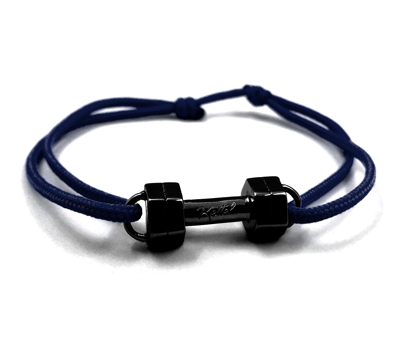Bracelet Haltère - Noir