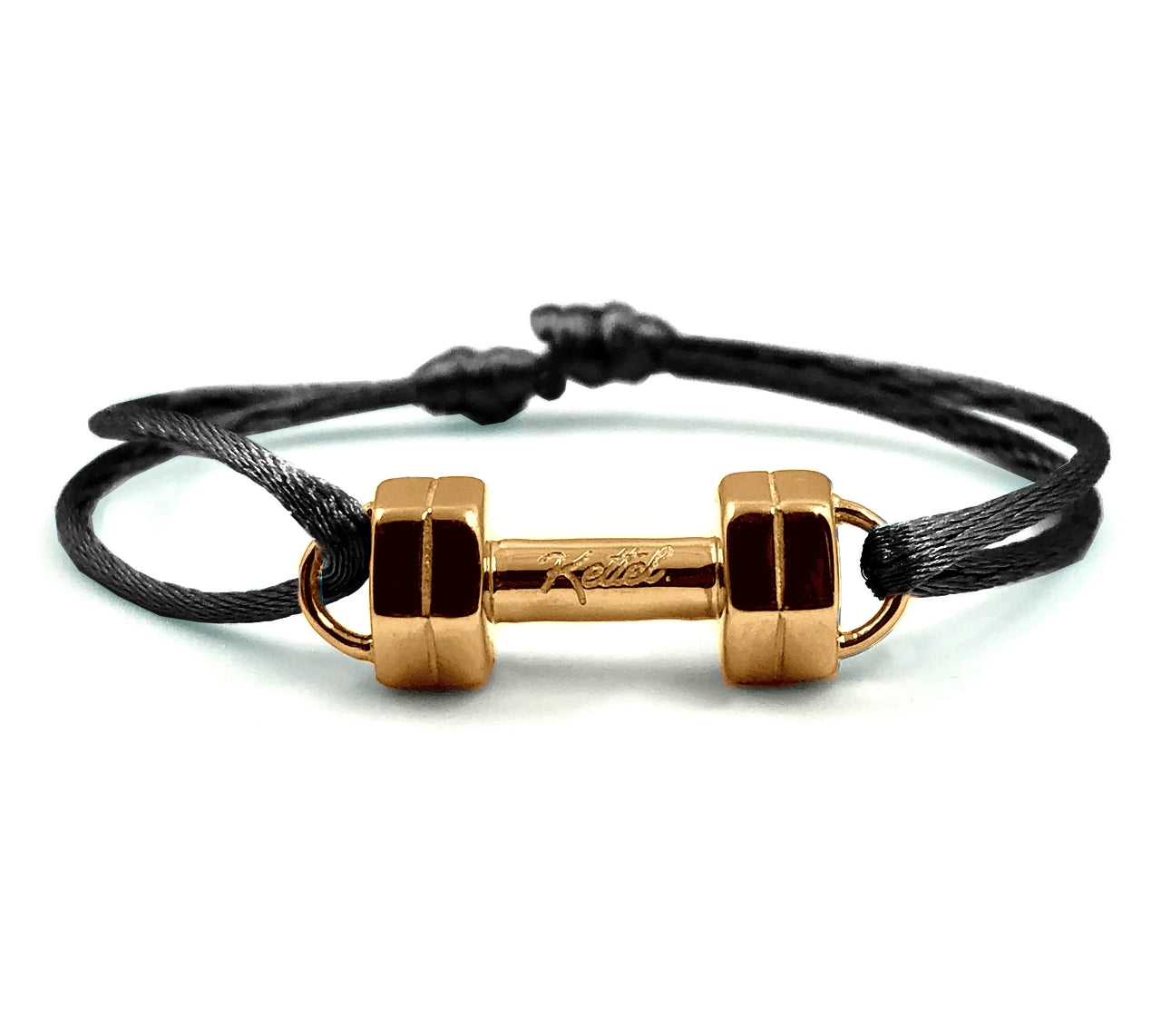 Bracelet Haltère - Doré