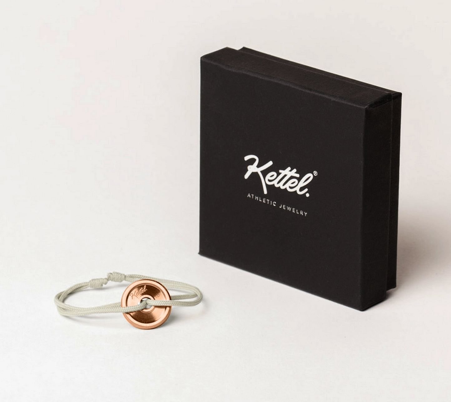 Bracelet Disque Olympique - Rose Doré