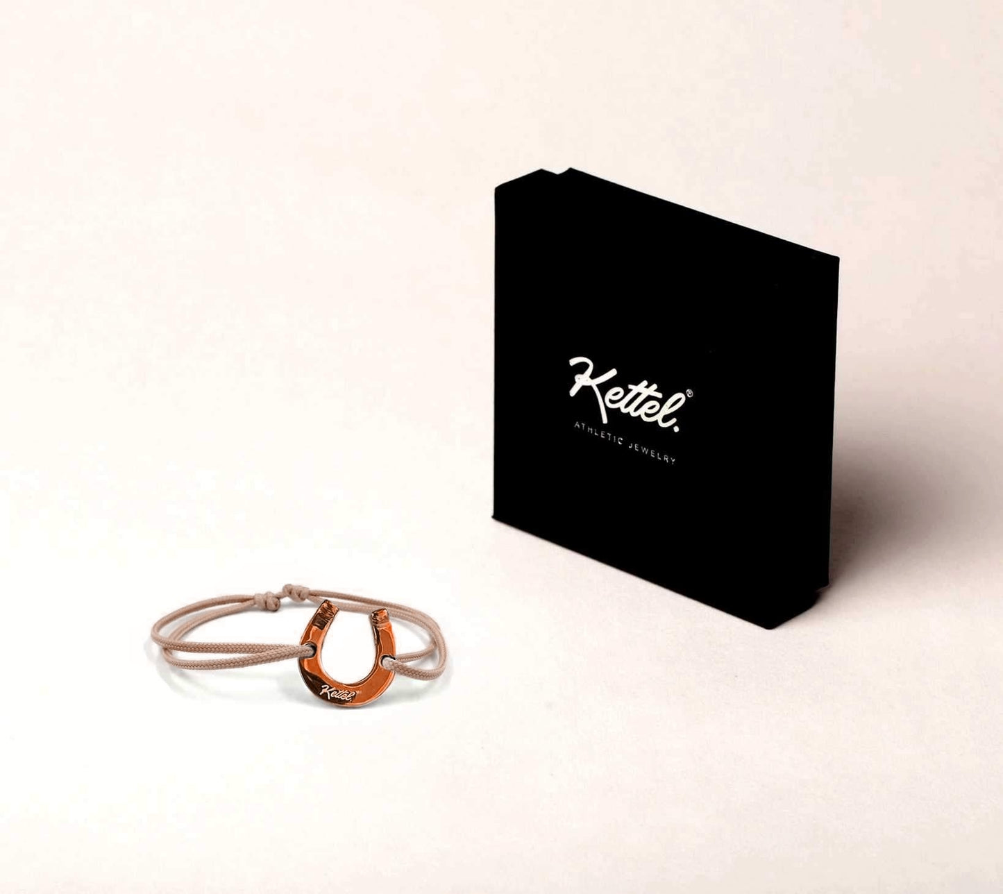 Bracelet Fer à Cheval - Rose Doré