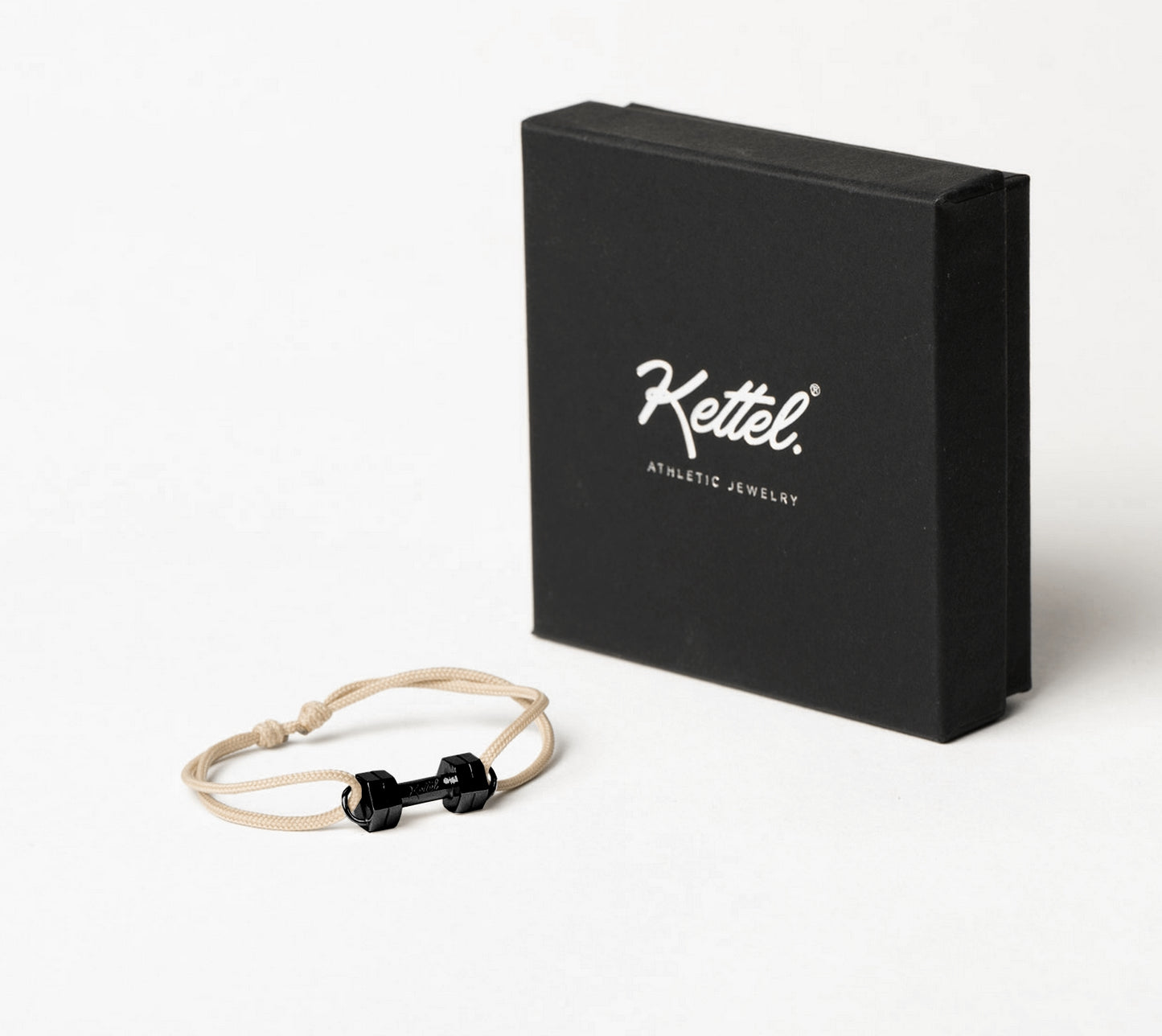 Bracelet Haltère - Noir
