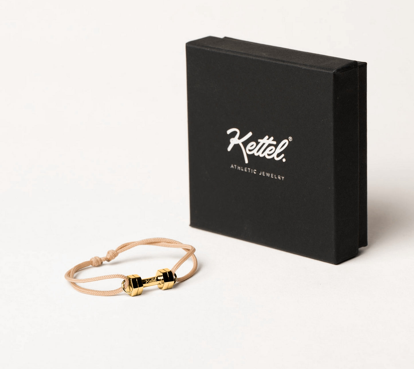 Bracelet Haltère - Doré