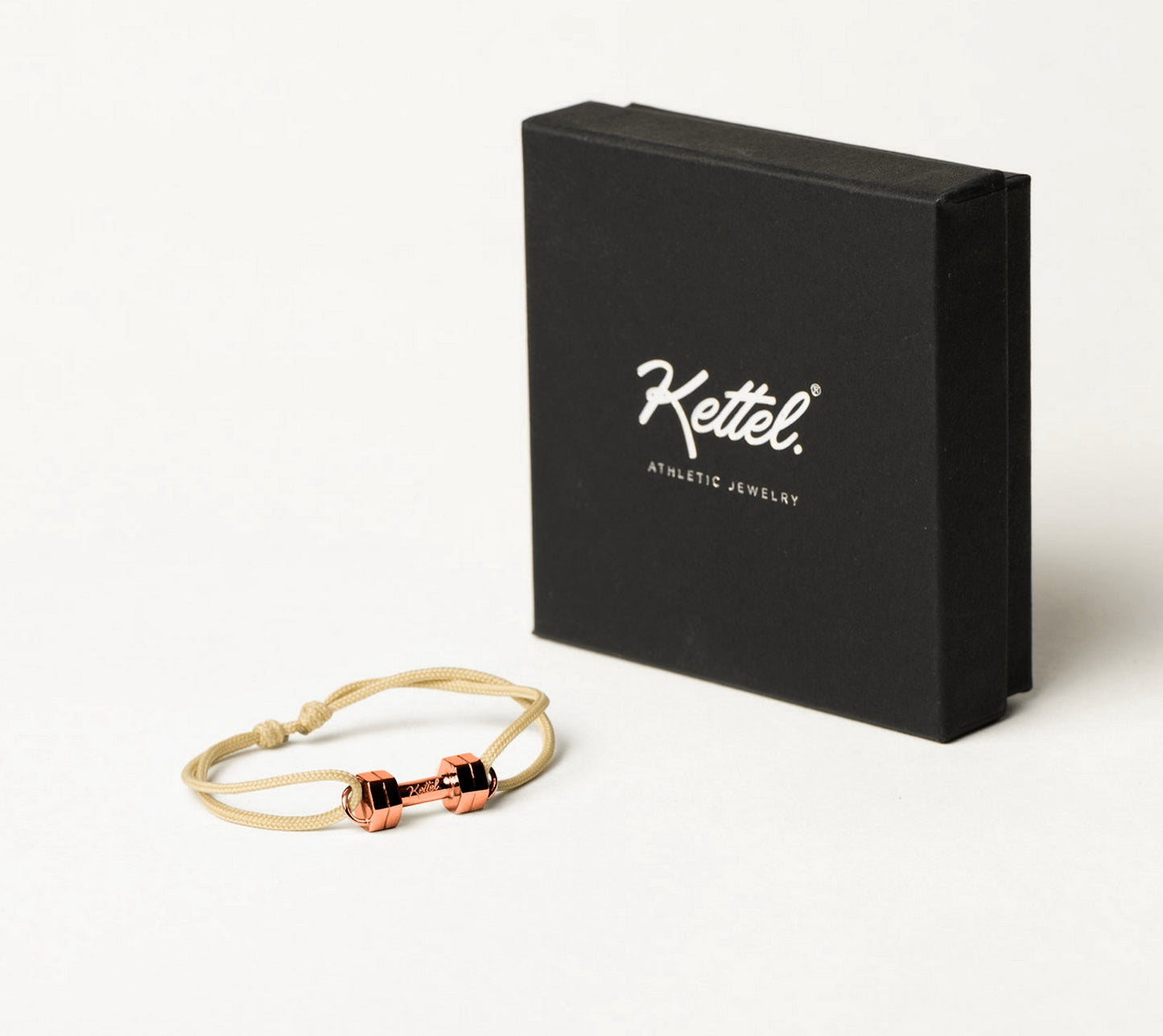 Bracelet Haltère - Rose Doré