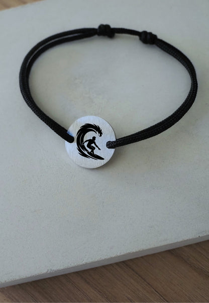 Bracelet MySURF | Silhouette Surfeur
