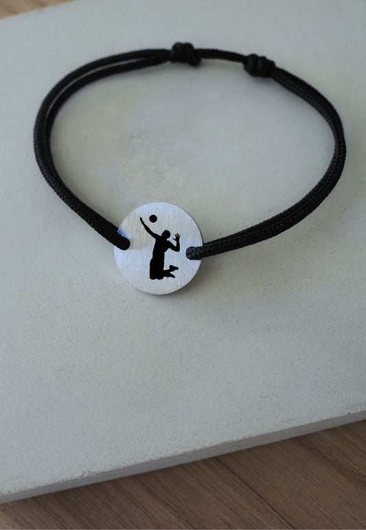 Bracelet Volleyball - Silhouette Volleyeur