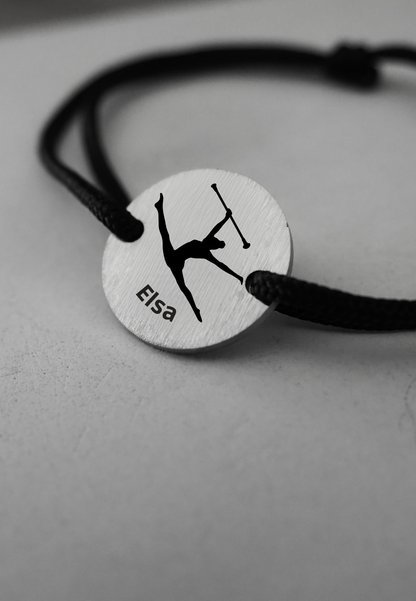 Bracelet Twirling Baton - Silhouette Majorette