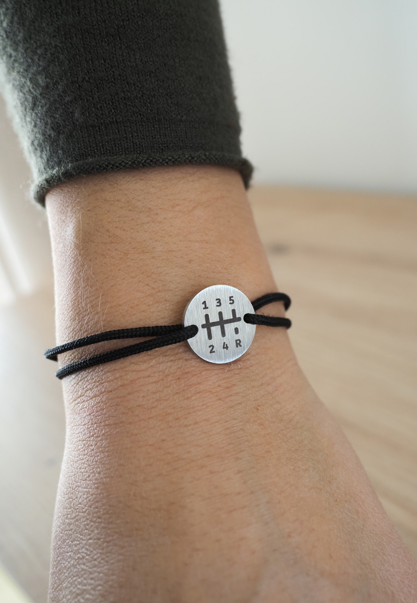 Bracelet PILOTE - Symbole "Levier de vitesse"