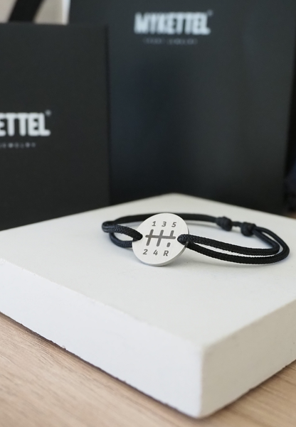 Bracelet PILOTE - Symbole "Levier de vitesse"