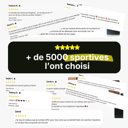 Bracelet Run Woman | Le souvenir de votre course