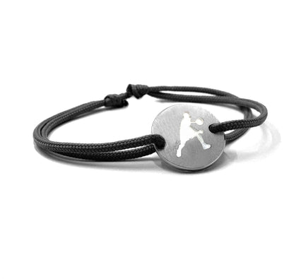 Bracelet MyBASKETBALL - Le Basketteur | Plaqué Argent