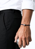 Bracelet Cordon Boule de Pétanque | Silver
