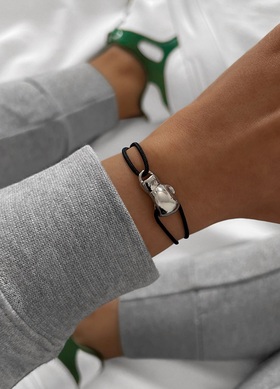 Bracelet Boxe Argent