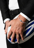Bracelet Cordon Rugby Mini | Silver