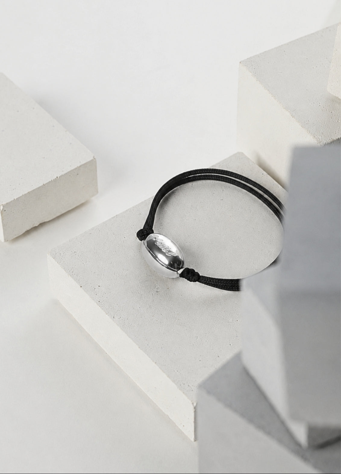 Bracelet Cordon Rugby | Silver