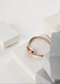 Bracelet Cordon Rugby | Rose Gold