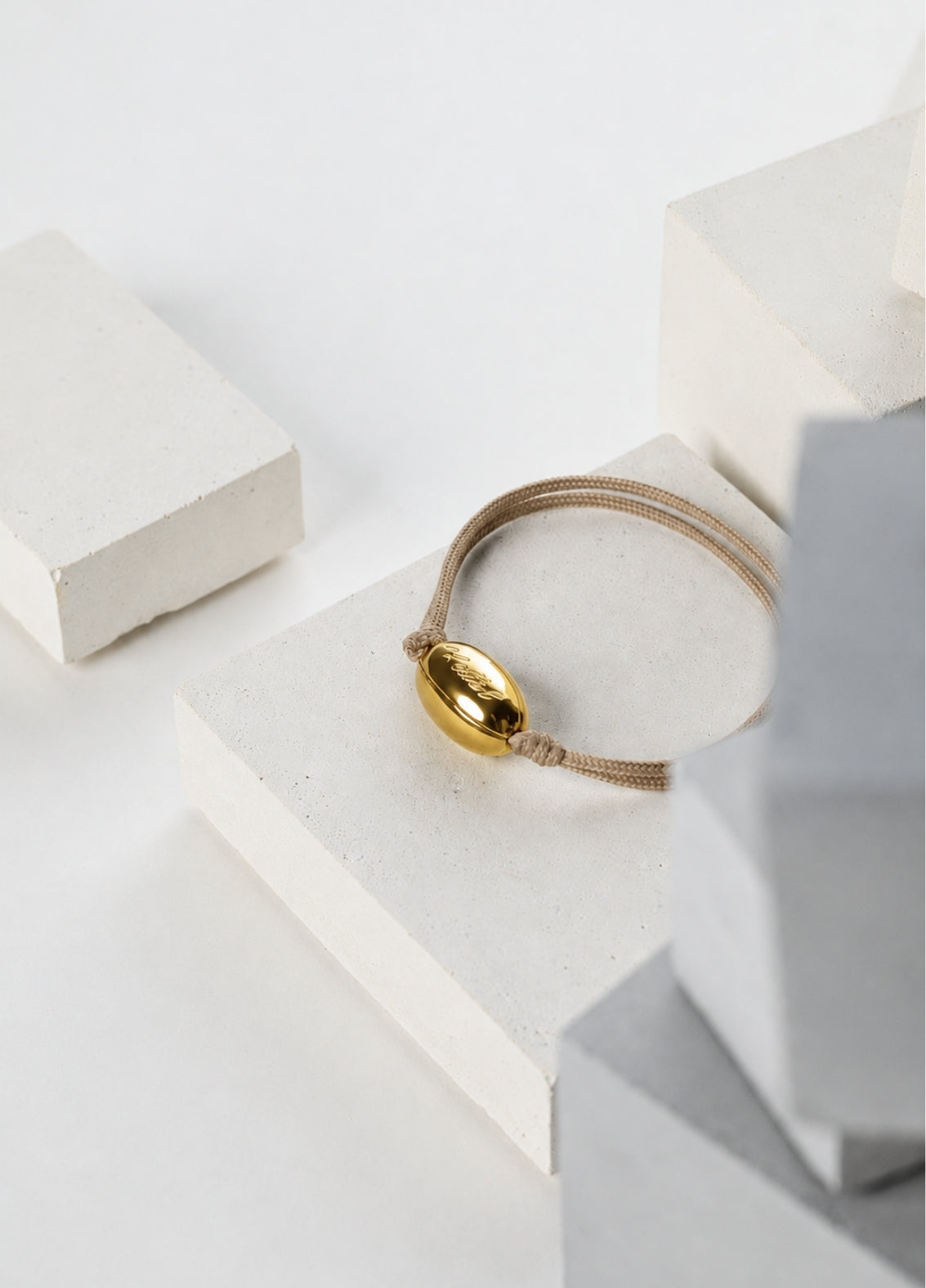 Bracelet Cordon Rugby | Gold