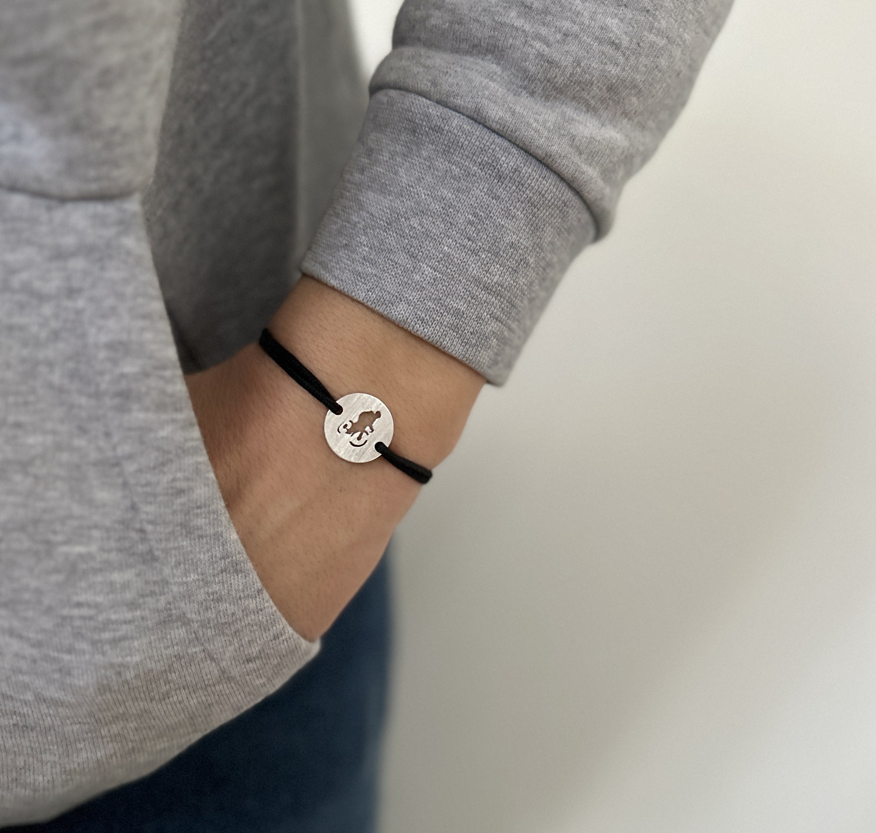 Bracelet MyCYCLISTE Plaqué Argent