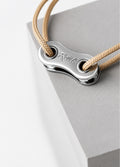 Bracelet Cordon Maillon Cyclisme | Silver