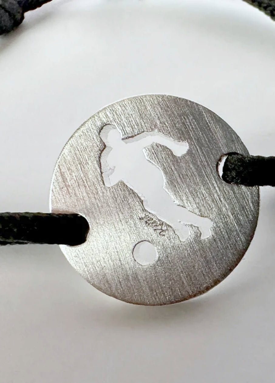 Bracelet MyFOOTBALL Le Footballeur  | Silver