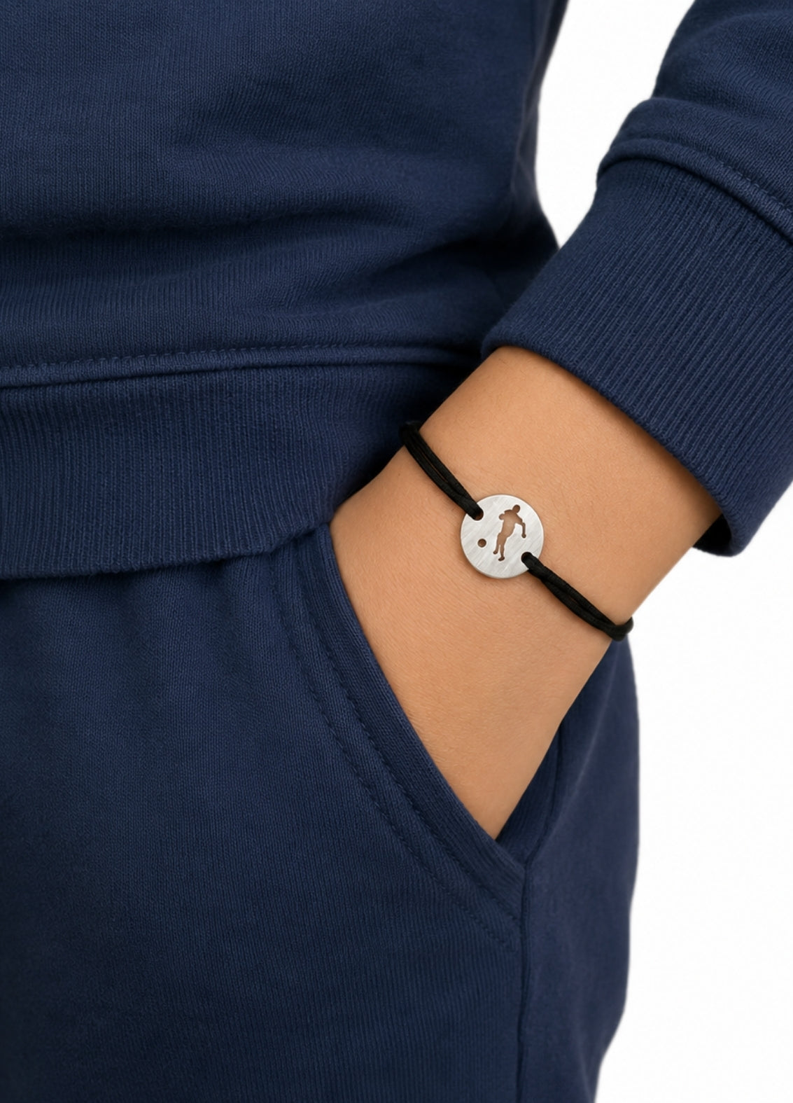 Bracelet MyFOOTBALL Le Footballeur  | Silver