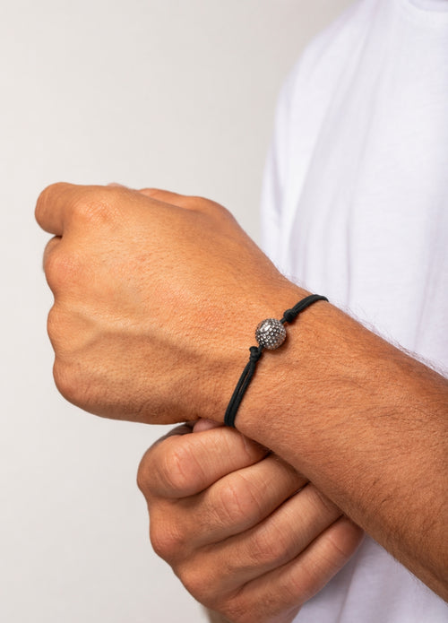 Bracelet Cordon Balle de Golf | Silver