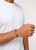 Bracelet Cordon Gant de Boxe | Plaqué Argent