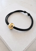Bracelet Cordon Boule de Pétanque | Gold