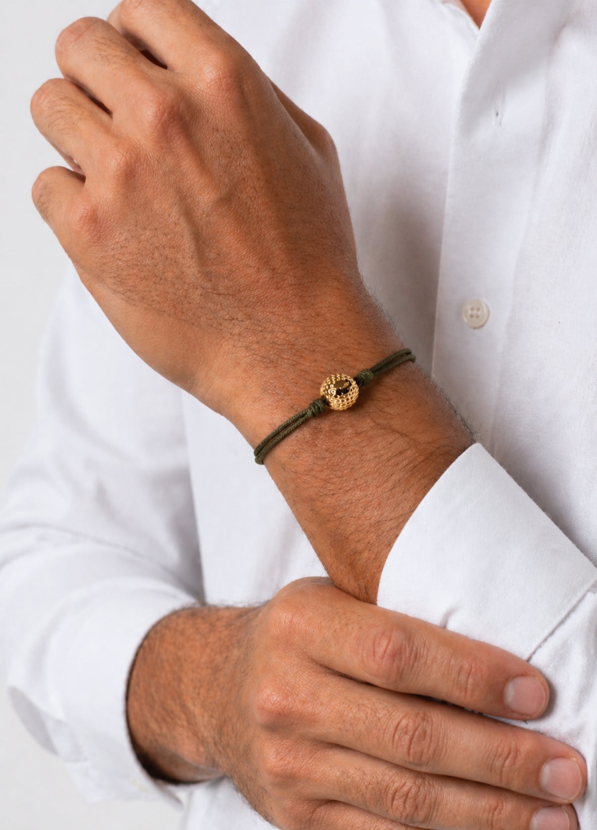 Bracelet Cordon Balle de Golf | Gold