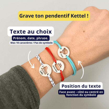 Bracelet MyRUGBY - L'Ovalie | Plaqué Argent