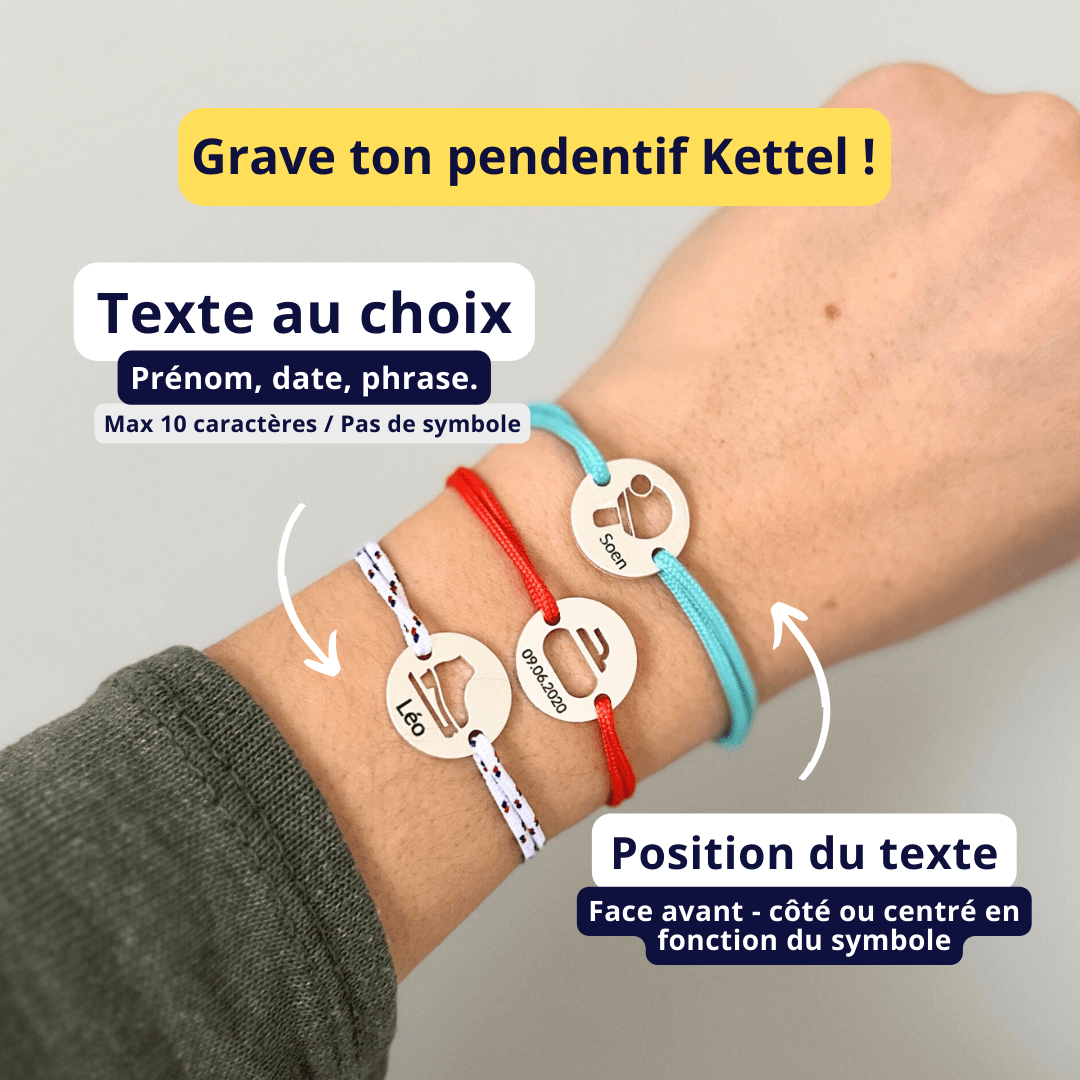 Bracelet MyNATATION - Le Nageur - Argenté