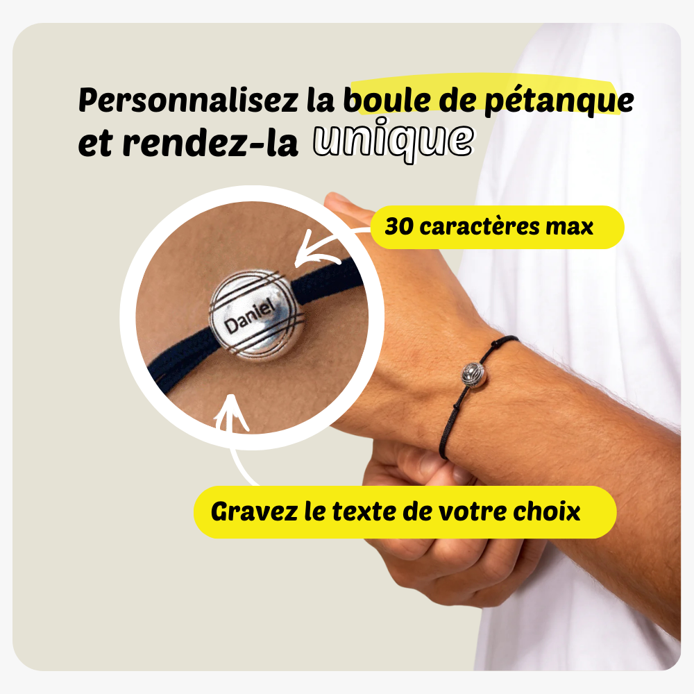 Bracelet Pétanque