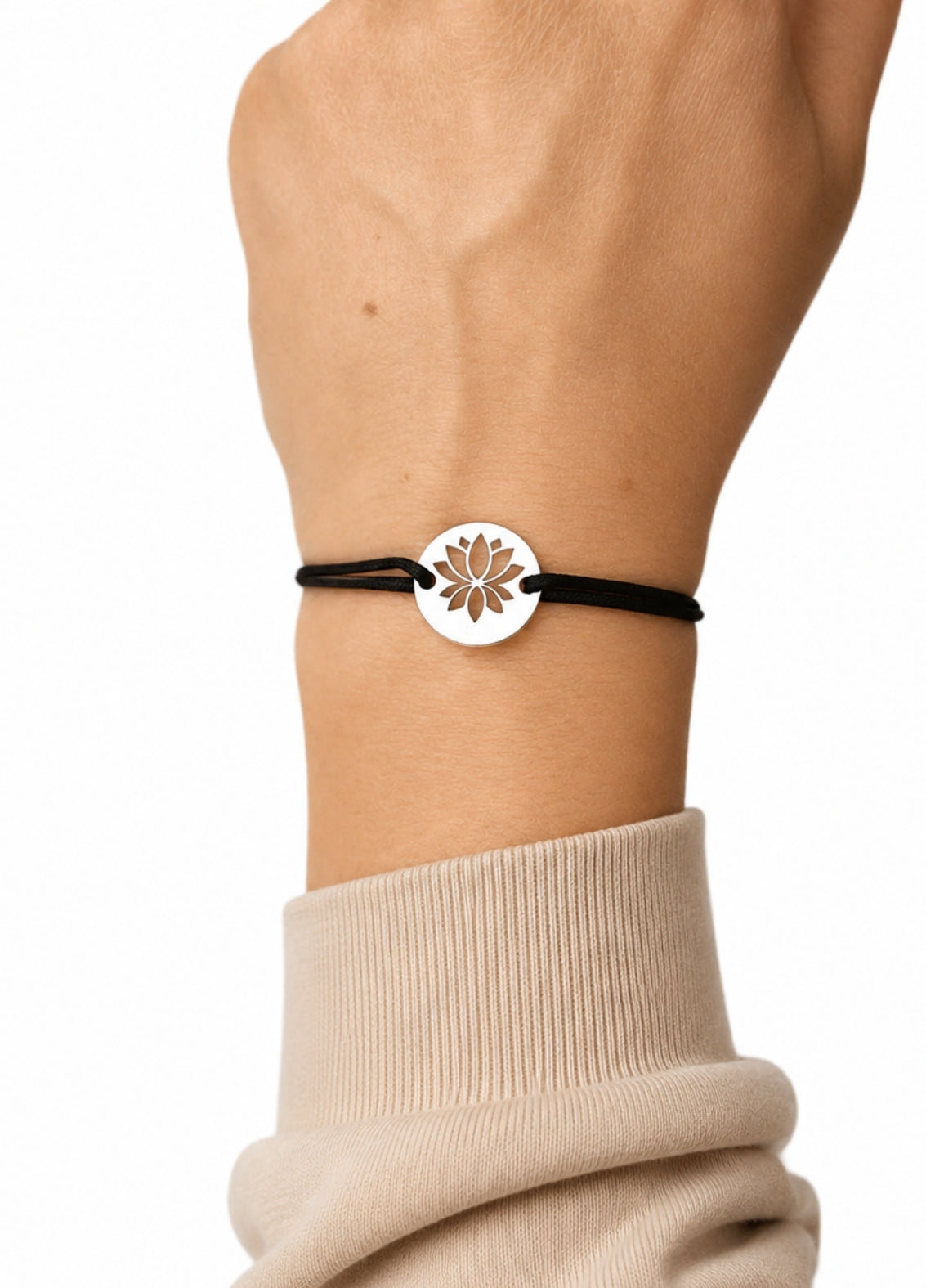 Bracelet Cordon MyYoga | Silver