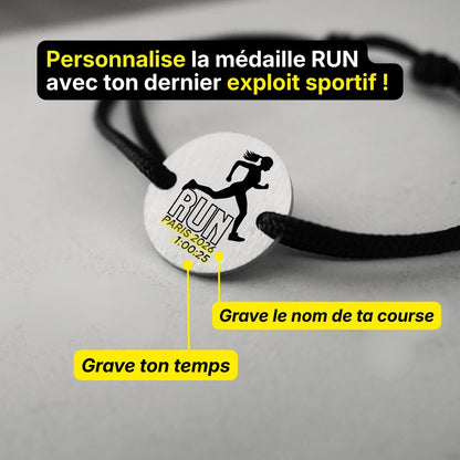 Bracelet Run Woman | Le souvenir de votre course